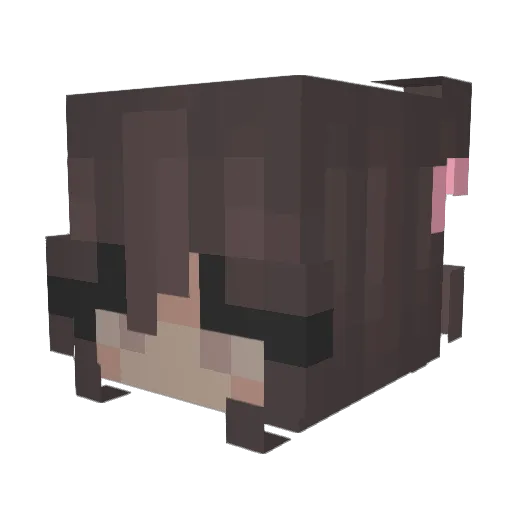 GoldenPants916 Minecraft avatar head, 3D render
