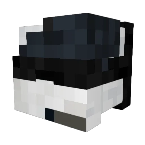 GoldenSh3nyGTT Minecraft avatar head, 3D render