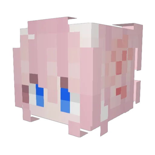 GoldenSquash631 Minecraft avatar head, 3D render
