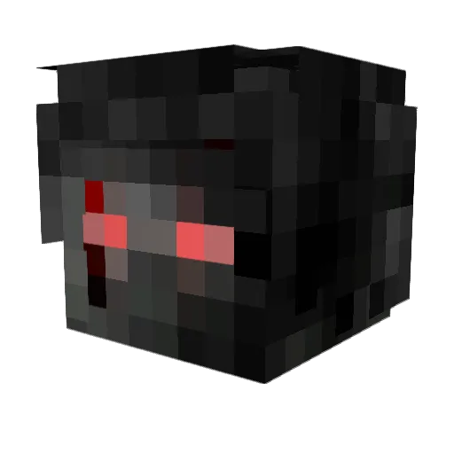 GoldenTea0 Minecraft avatar head, 3D render