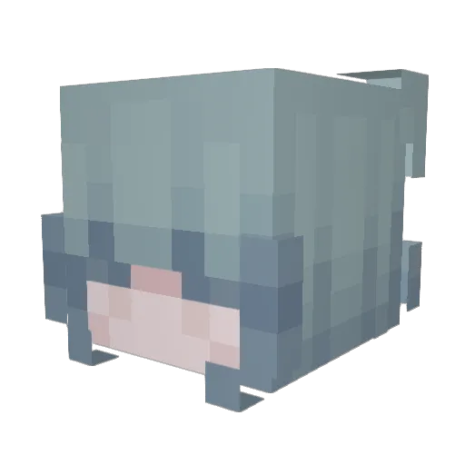 GoldenTheJude12 Minecraft avatar head, 3D render