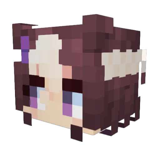 GoldenThundr Minecraft avatar head, 3D render