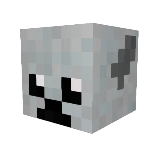 GoldenTosha Minecraft avatar head, 3D render