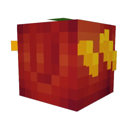 GoldenUber81 Minecraft avatar head, 3D render