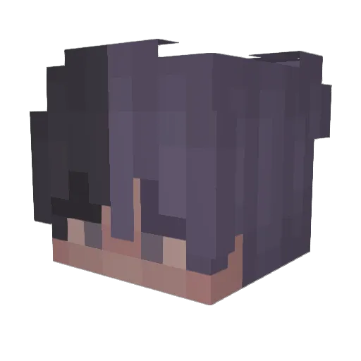 GoldenWolf03 Minecraft avatar head, 3D render