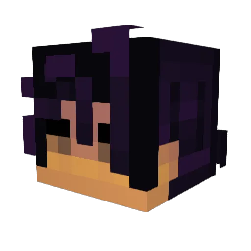 Golden_Artworks Minecraft avatar head, 3D render