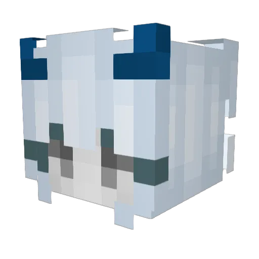 Golden_Duck Minecraft avatar head, 3D render