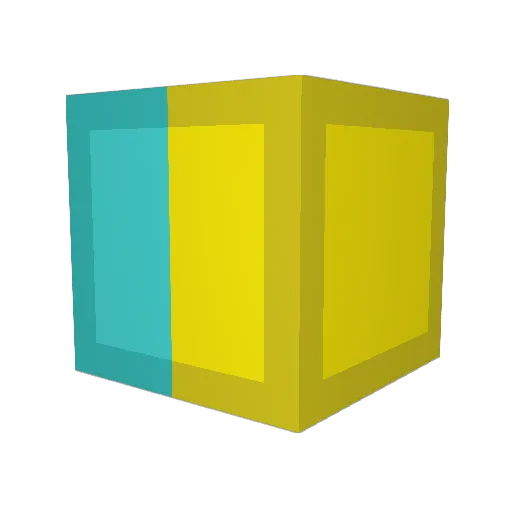 Golden_N_Diamond Minecraft avatar head, 3D render