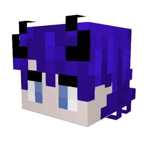 Golden_Phantom52 Minecraft avatar head, 3D render
