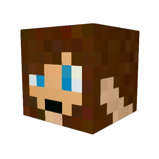Golden_gnasher Minecraft avatar head, 3D render