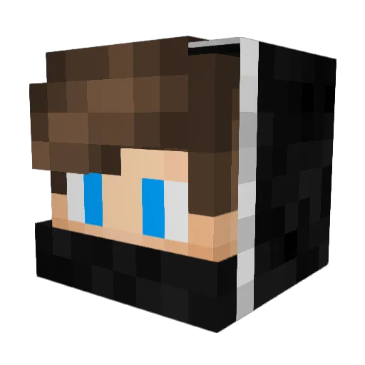 Goldenboy827 Minecraft avatar head, 3D render