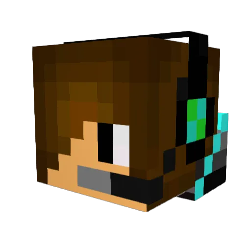Goldenlaw2004 Minecraft avatar head, 3D render