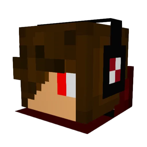 Goldhawk224 Minecraft avatar head, 3D render