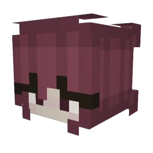 Goldie2017 Minecraft avatar head, 3D render