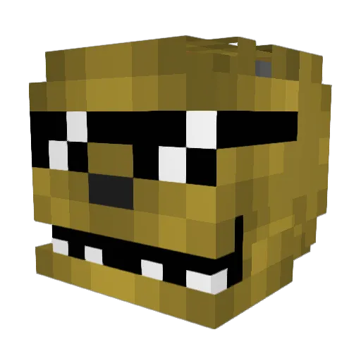 Goldie9989 Minecraft avatar head, 3D render