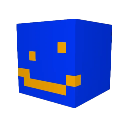 Goldie__Fox Minecraft avatar head, 3D render