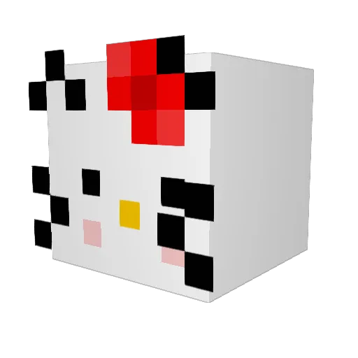 Goldilocks13 Minecraft avatar head, 3D render