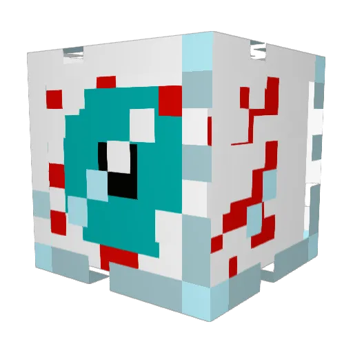 GoldimonPL Minecraft avatar head, 3D render