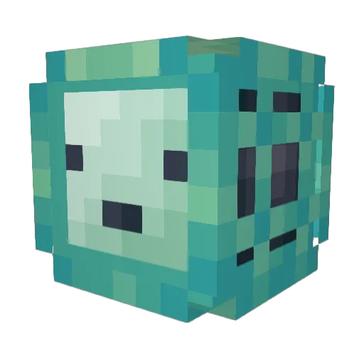 Goldisau Minecraft avatar head, 3D render