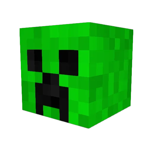 GoldnMedal3 Minecraft avatar head, 3D render