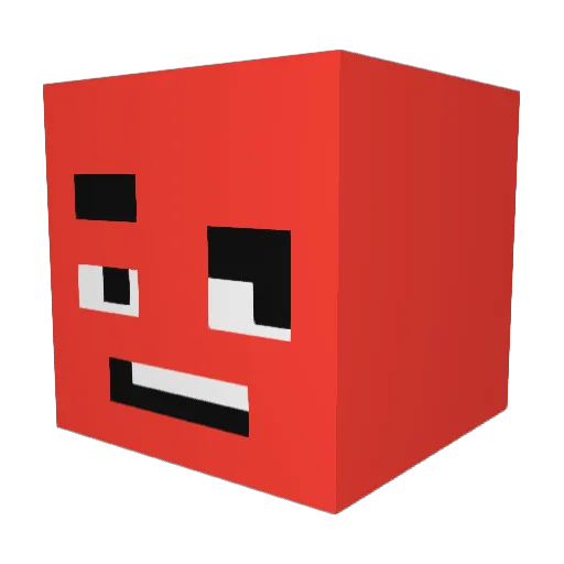 GoldorHelmet Minecraft avatar head, 3D render