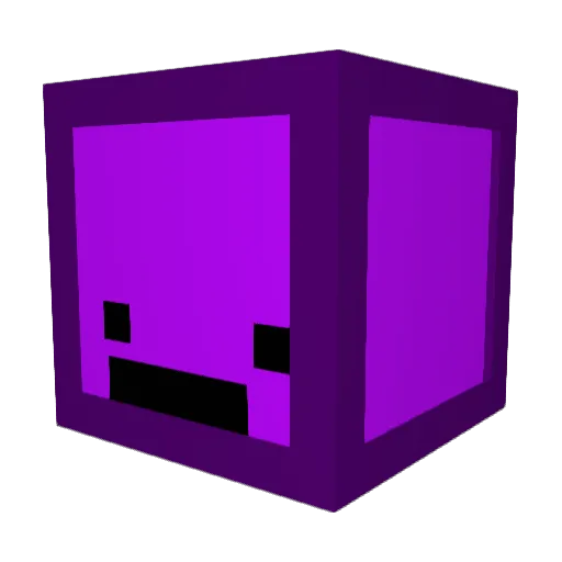 Goldoraak Minecraft avatar head, 3D render