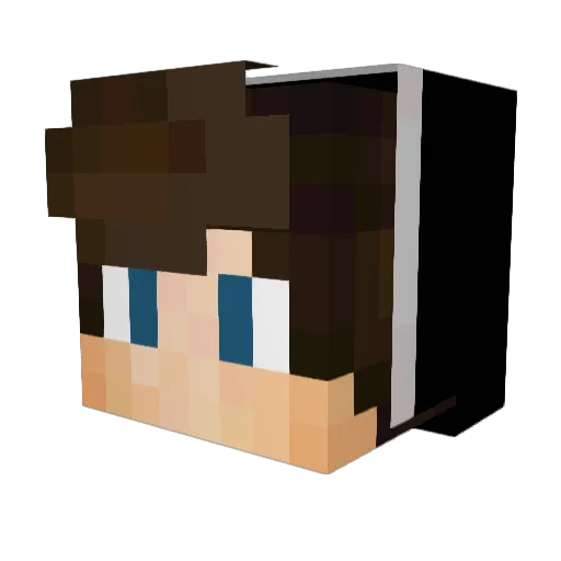 Goldstar611 Minecraft avatar head, 3D render