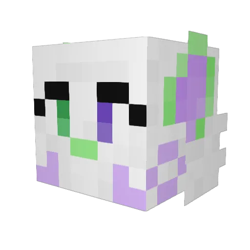 Goldstar_345 Minecraft avatar head, 3D render