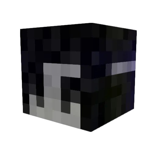 Goldtear Minecraft avatar head, 3D render
