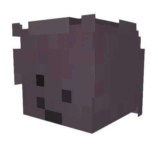 Goleled Minecraft avatar head, 3D render