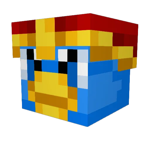 GolemSlayer13 Minecraft avatar head, 3D render