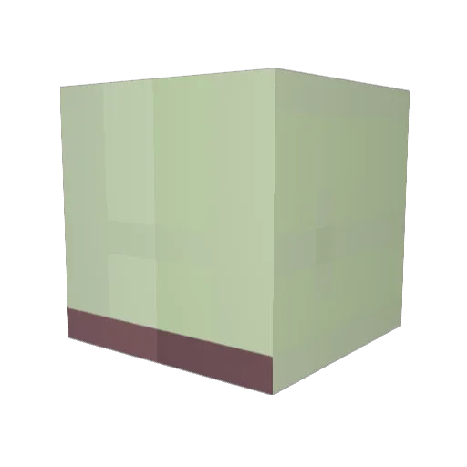 GolemssBear Minecraft avatar head, 3D render