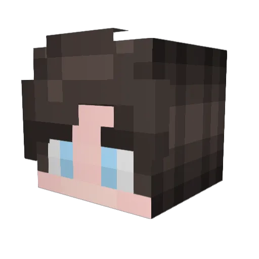 GoliathGreen Minecraft avatar head, 3D render
