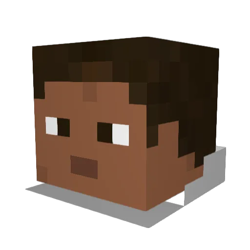 GollerGuy Minecraft avatar head, 3D render