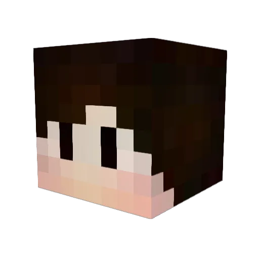 Golliaf_ Minecraft avatar head, 3D render