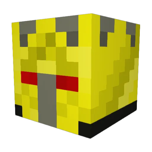 Golom_111 Minecraft avatar head, 3D render