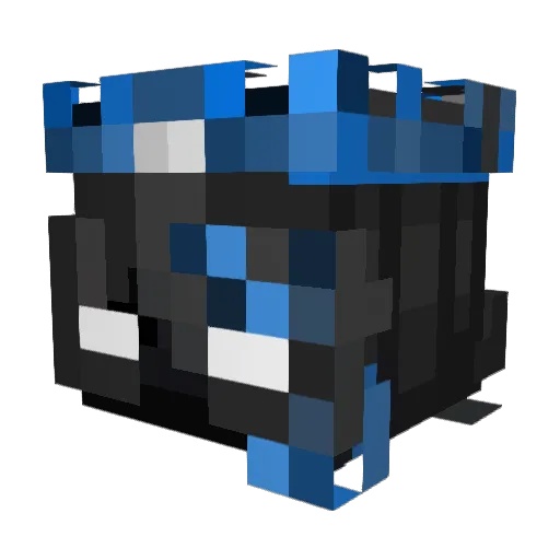 Golomur Minecraft avatar head, 3D render