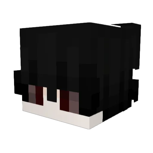 Golpebajo Minecraft avatar head, 3D render