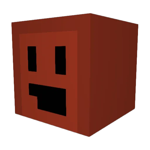 Goluckyrose Minecraft avatar head, 3D render