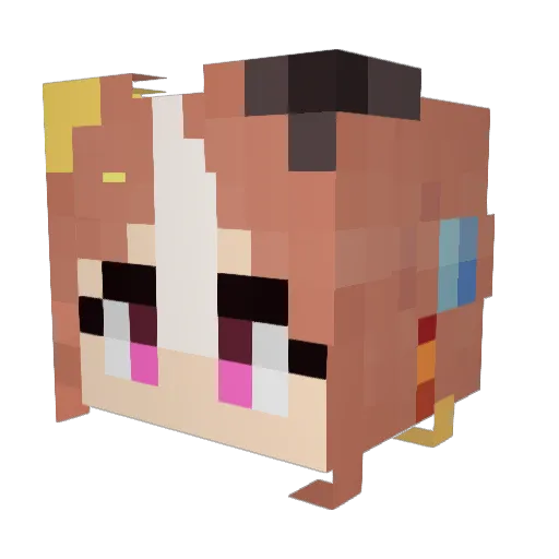 Goman2021 Minecraft avatar head, 3D render