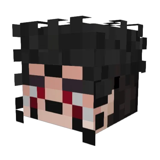 Gomar1412 Minecraft avatar head, 3D render