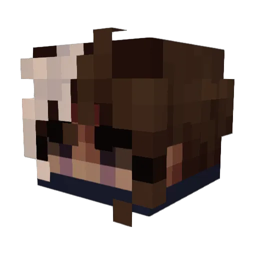 Gomar_7777 Minecraft avatar head, 3D render