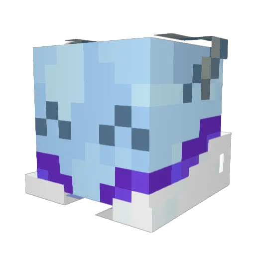 GomboCat Minecraft avatar head, 3D render