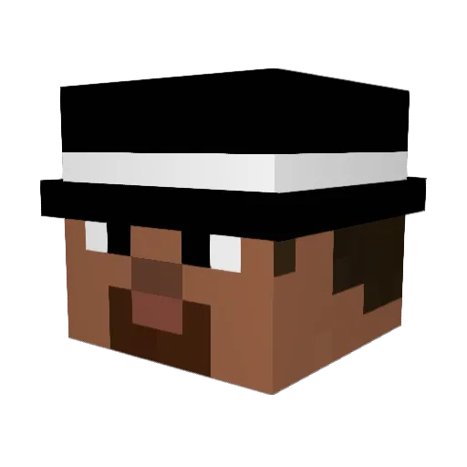 Gomex77 Minecraft avatar head, 3D render