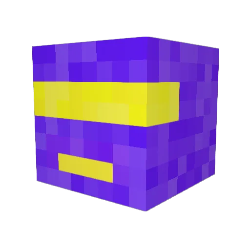 Gomez2018 Minecraft avatar head, 3D render