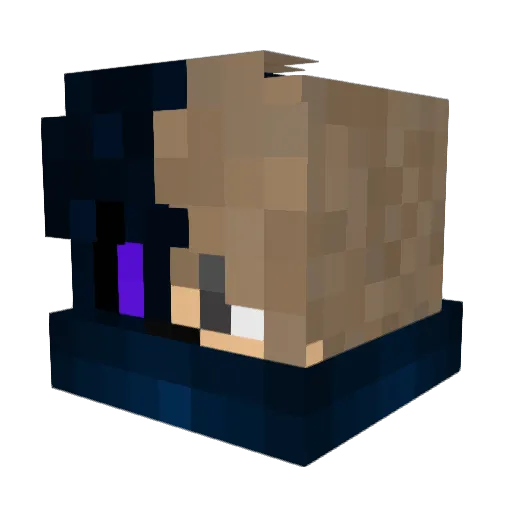 Gomezz21_ Minecraft avatar head, 3D render