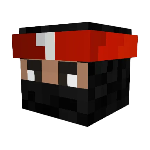 GommifySupremium Minecraft avatar head, 3D render