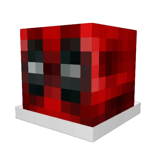 Gomoonryung Minecraft avatar head, 3D render