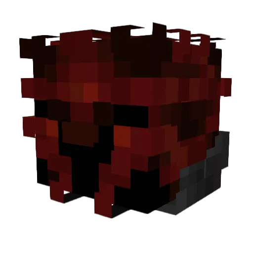 GonReal Minecraft avatar head, 3D render
