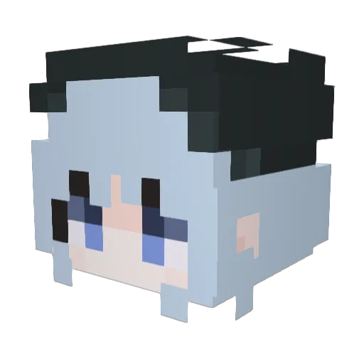 Gonagyul Minecraft avatar head, 3D render